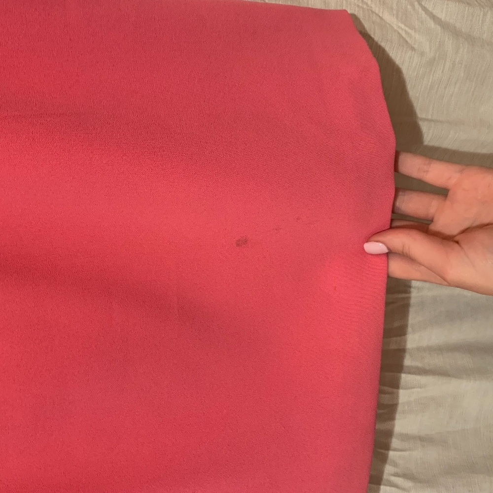 Bardot Pink Off The Shoulder Long Sleeve Dress - Picture 6 of 6